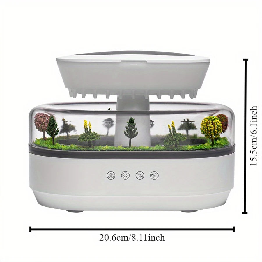 Difusor de aromaterapia de gotas de lluvia simulada